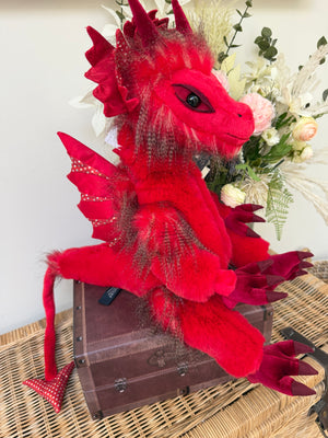 Dewi Signature Collection Charlie Bears Julian Macdonald Limited Edition Red Dragon No 815