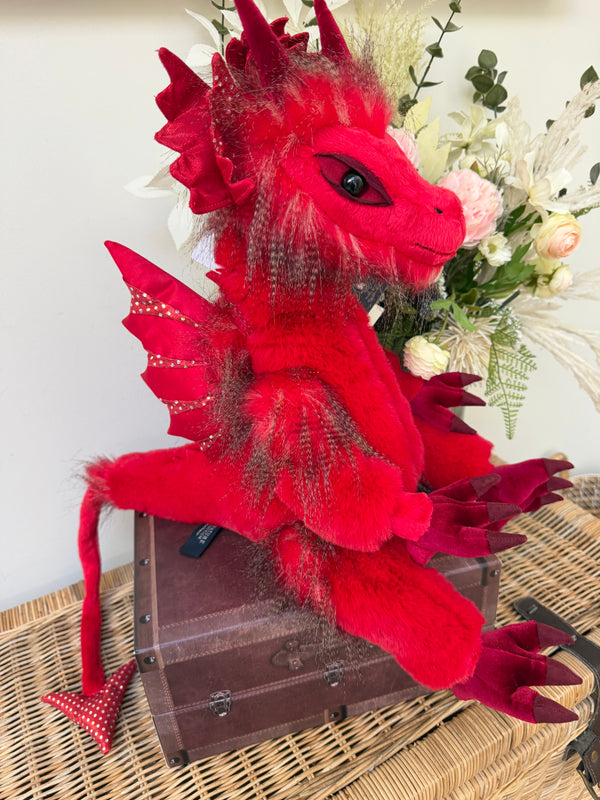 Dewi Signature Collection Charlie Bears Julian Macdonald Limited Edition Red Dragon No 815
