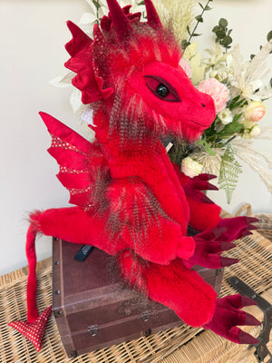 Dewi Signature Collection Charlie Bears Julian Macdonald Limited Edition Red Dragon No 815