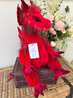Dewi Signature Collection Charlie Bears Julian Macdonald Limited Edition Red Dragon No 816