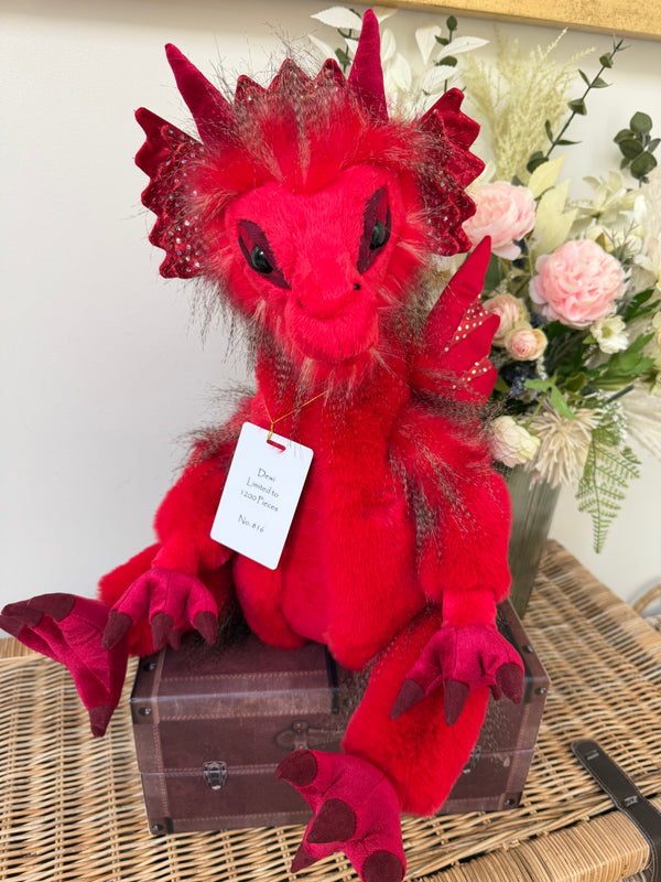 Dewi Signature Collection Charlie Bears Julian Macdonald Limited Edition Red Dragon No 816
