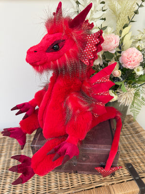 Dewi Signature Collection Charlie Bears Julian Macdonald Limited Edition Red Dragon No 816