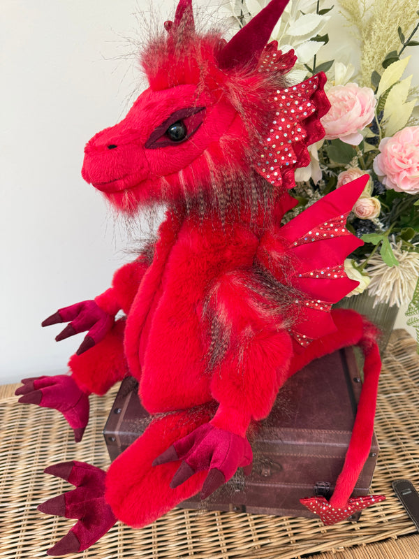 Dewi Signature Collection Charlie Bears Julian Macdonald Limited Edition Red Dragon No 816