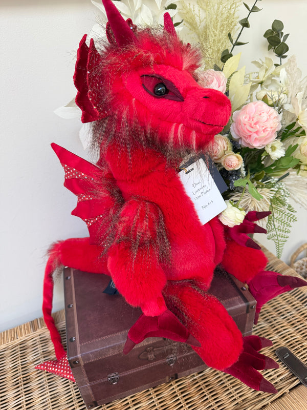 Dewi Signature Collection Charlie Bears Julian Macdonald Limited Edition Red Dragon No 813