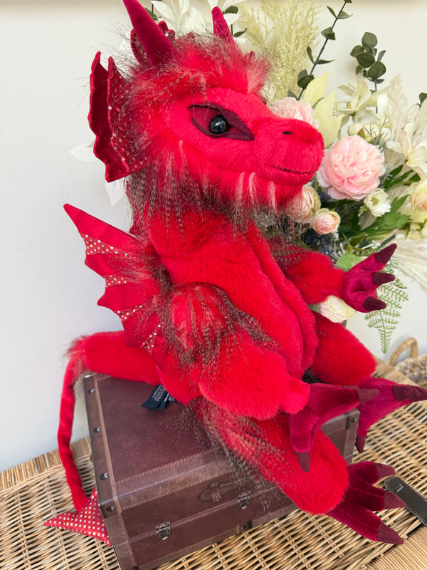 Dewi Signature Collection Charlie Bears Julian Macdonald Limited Edition Red Dragon No 813