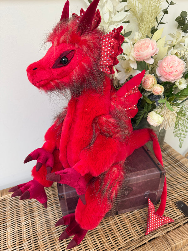 Dewi Signature Collection Charlie Bears Julian Macdonald Limited Edition Red Dragon No 813