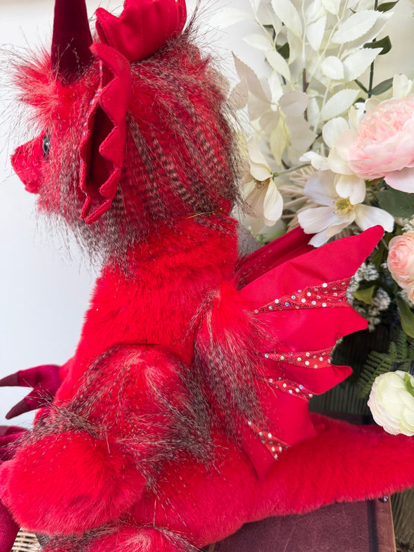 Dewi Signature Collection Charlie Bears Julian Macdonald Limited Edition Red Dragon No 813