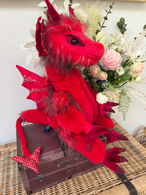 Dewi Signature Collection Charlie Bears Julian Macdonald Limited Edition Red Dragon No 813