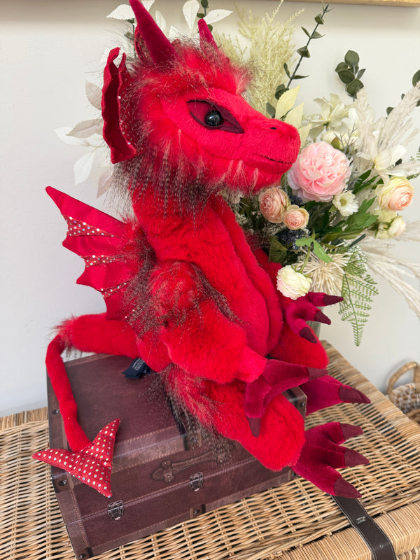 Dewi Signature Collection Charlie Bears Julian Macdonald Limited Edition Red Dragon No 813