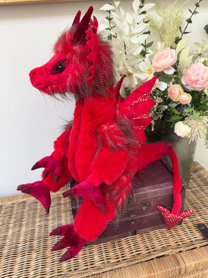 Dewi Signature Collection Charlie Bears Julian Macdonald Limited Edition Red Dragon No 813