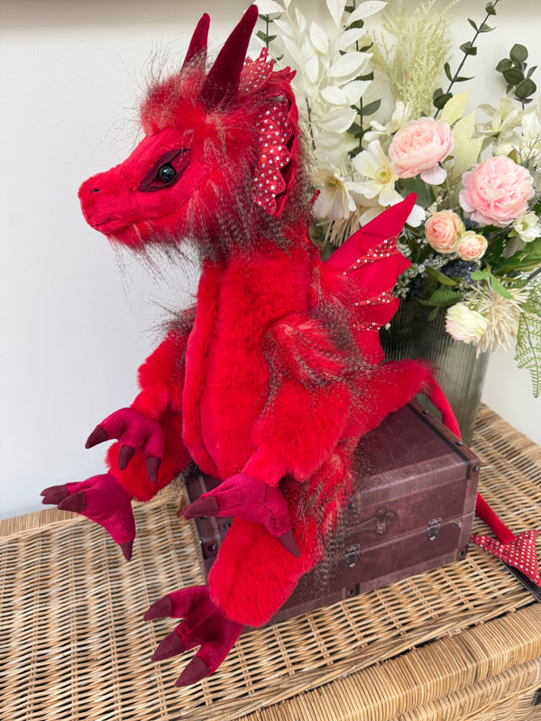 Dewi Signature Collection Charlie Bears Julian Macdonald Limited Edition Red Dragon No 813