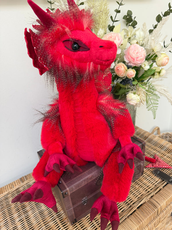 Dewi Signature Collection Charlie Bears Julian Macdonald Limited Edition Red Dragon No 813