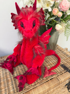 Dewi Signature Collection Charlie Bears Julian Macdonald Limited Edition Red Dragon No 813