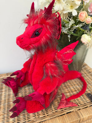 Dewi Signature Collection Charlie Bears Julian Macdonald Limited Edition Red Dragon No 813