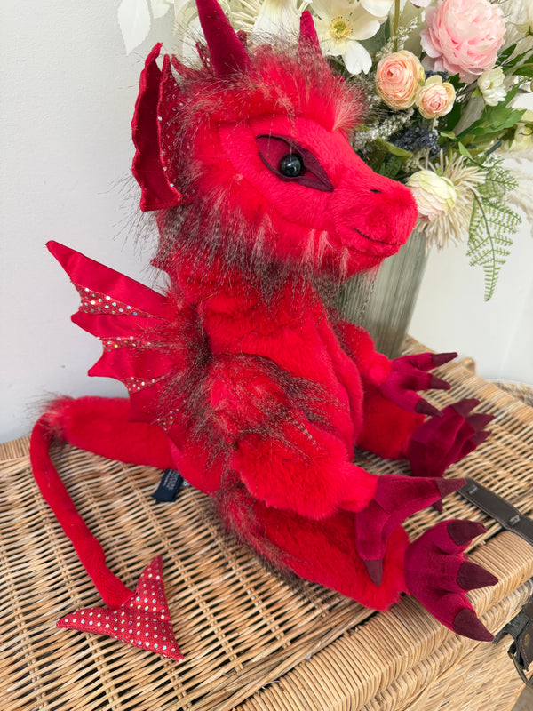 Dewi Signature Collection Charlie Bears Julian Macdonald Limited Edition Red Dragon No 813