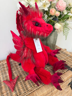 Dewi Signature Collection Charlie Bears Julian Macdonald Limited Edition Red Dragon No 814