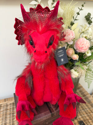 Dewi Signature Collection Charlie Bears Julian Macdonald Limited Edition Red Dragon No 814