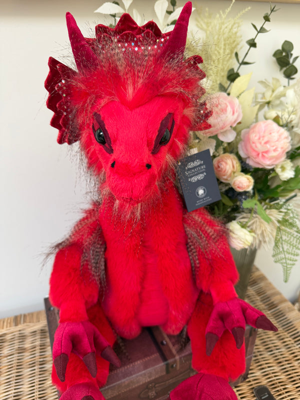Dewi Signature Collection Charlie Bears Julian Macdonald Limited Edition Red Dragon No 814