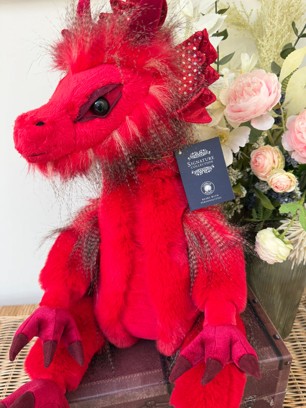 Dewi Signature Collection Charlie Bears Julian Macdonald Limited Edition Red Dragon No 814