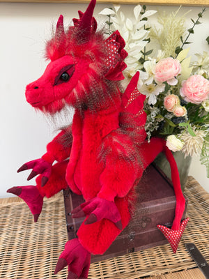 Dewi Signature Collection Charlie Bears Julian Macdonald Limited Edition Red Dragon No 814
