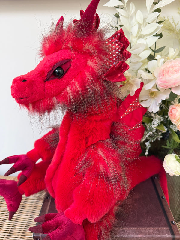 Dewi Signature Collection Charlie Bears Julian Macdonald Limited Edition Red Dragon No 814