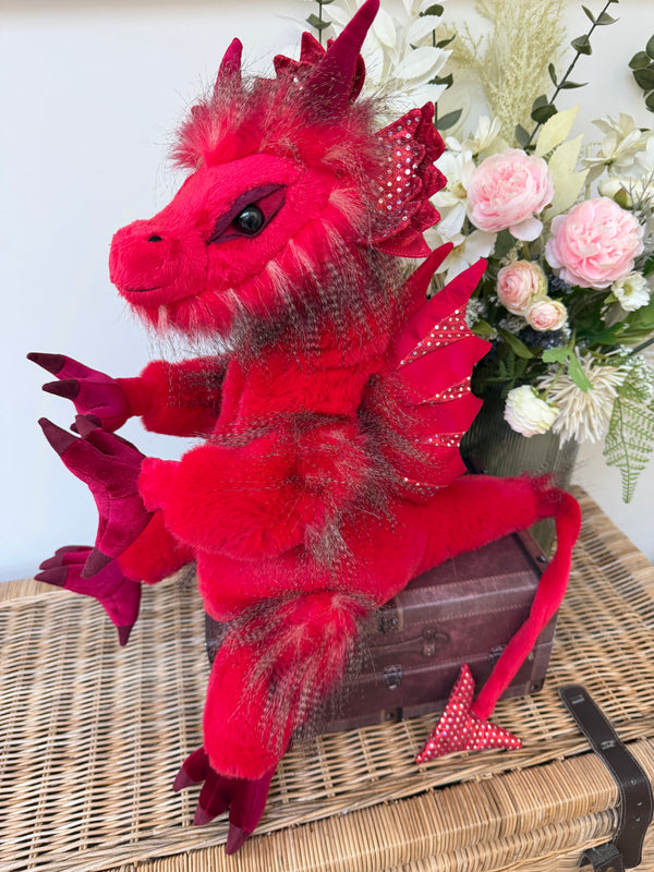Dewi Signature Collection Charlie Bears Julian Macdonald Limited Edition Red Dragon No 814