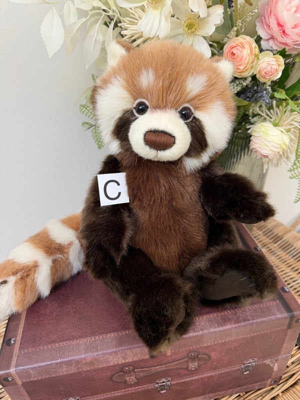 Anniversary Ronnie Charlie Bears Plush Collection Red Panda