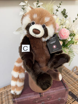 Anniversary Ronnie Charlie Bears Plush Collection Red Panda