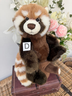 Anniversary Ronnie Charlie Bears Plush Collection Red Panda