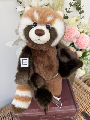 Anniversary Ronnie Charlie Bears Plush Collection Red Panda