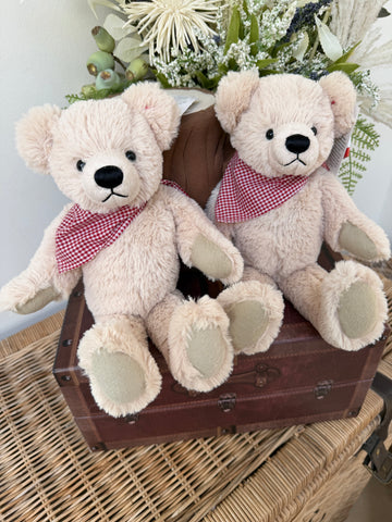 Teddy Manuel 30cm Soft Plush 1 fold jointed Children's Teddy Bear - Cream