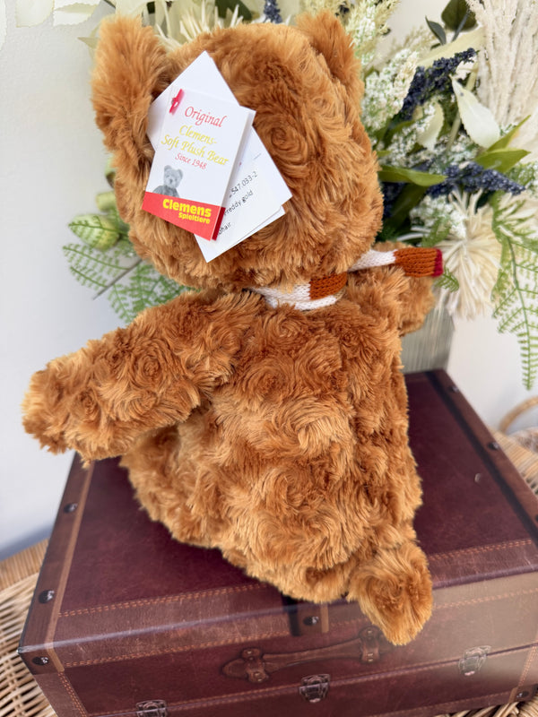 Teddy Freddy Large 33cm Soft Plush Children's Teddy Bear -Gold