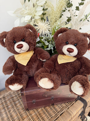 Teddy Enrico 30cm Soft Plush Children's Teddy Bear - Brown