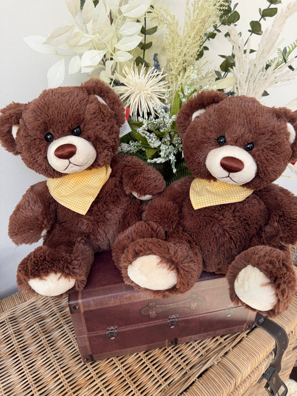 Teddy Enrico 30cm Soft Plush Children's Teddy Bear - Brown