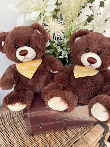 Teddy Enrico 30cm Soft Plush Children's Teddy Bear - Brown