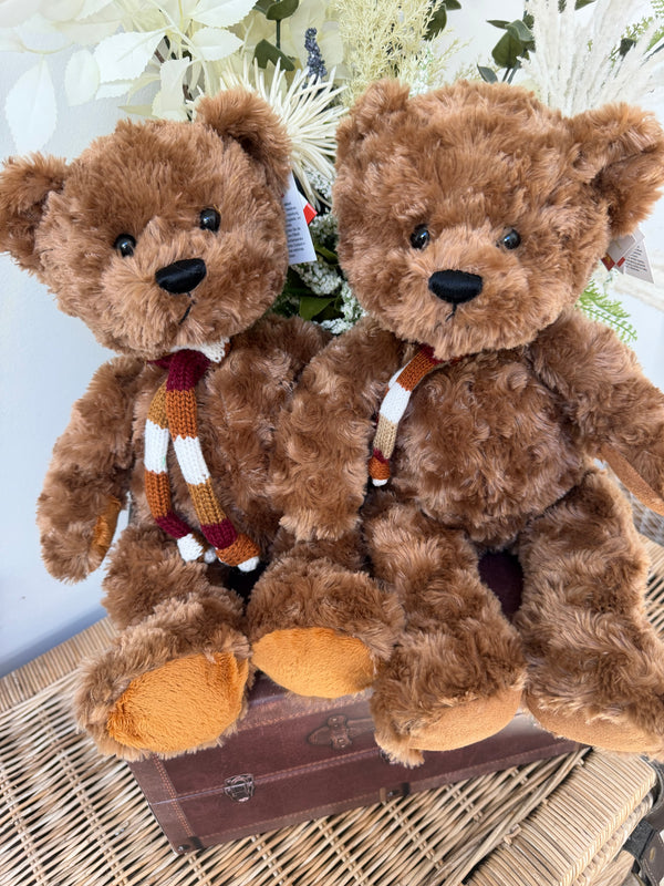 Teddy Freddy Large 33cm Soft Plush Children's Teddy Bear - Brown