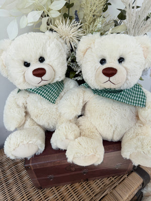 Teddy Enrico 30cm Soft Plush Children's Teddy Bear - Cream White