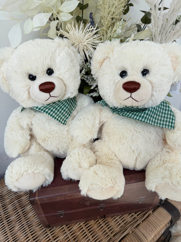 Teddy Enrico 30cm Soft Plush Children's Teddy Bear - Cream White