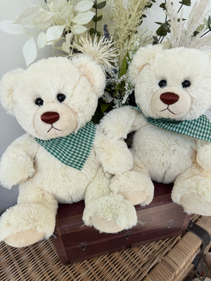 Teddy Enrico 30cm Soft Plush Children's Teddy Bear - Cream White