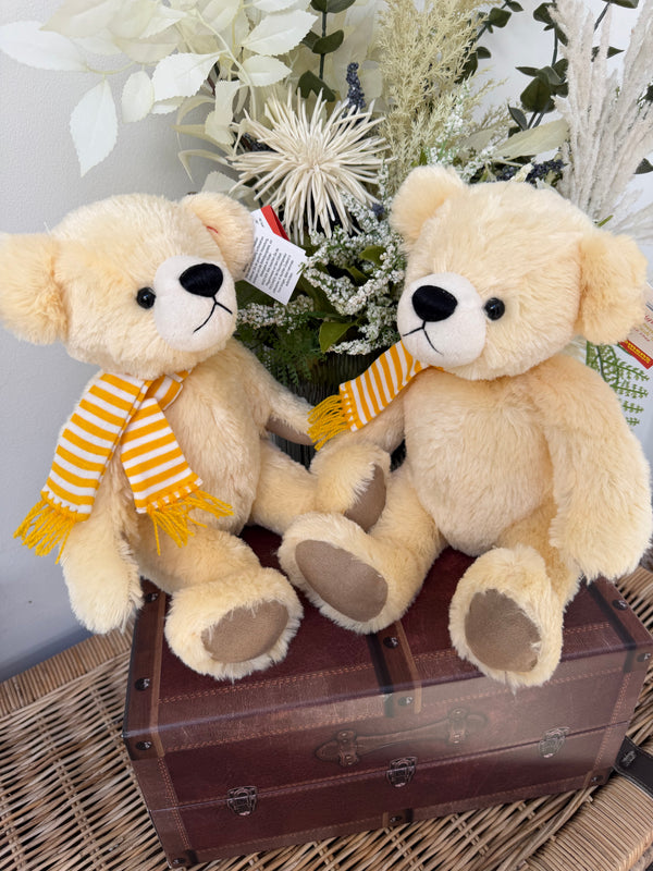 Teddy Felix 30cm Soft Plush 1 fold jointed Children's Teddy Bear - Cream