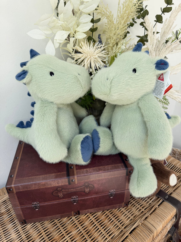 Clemens Magic Plushie Toy Mint Green Dragon
