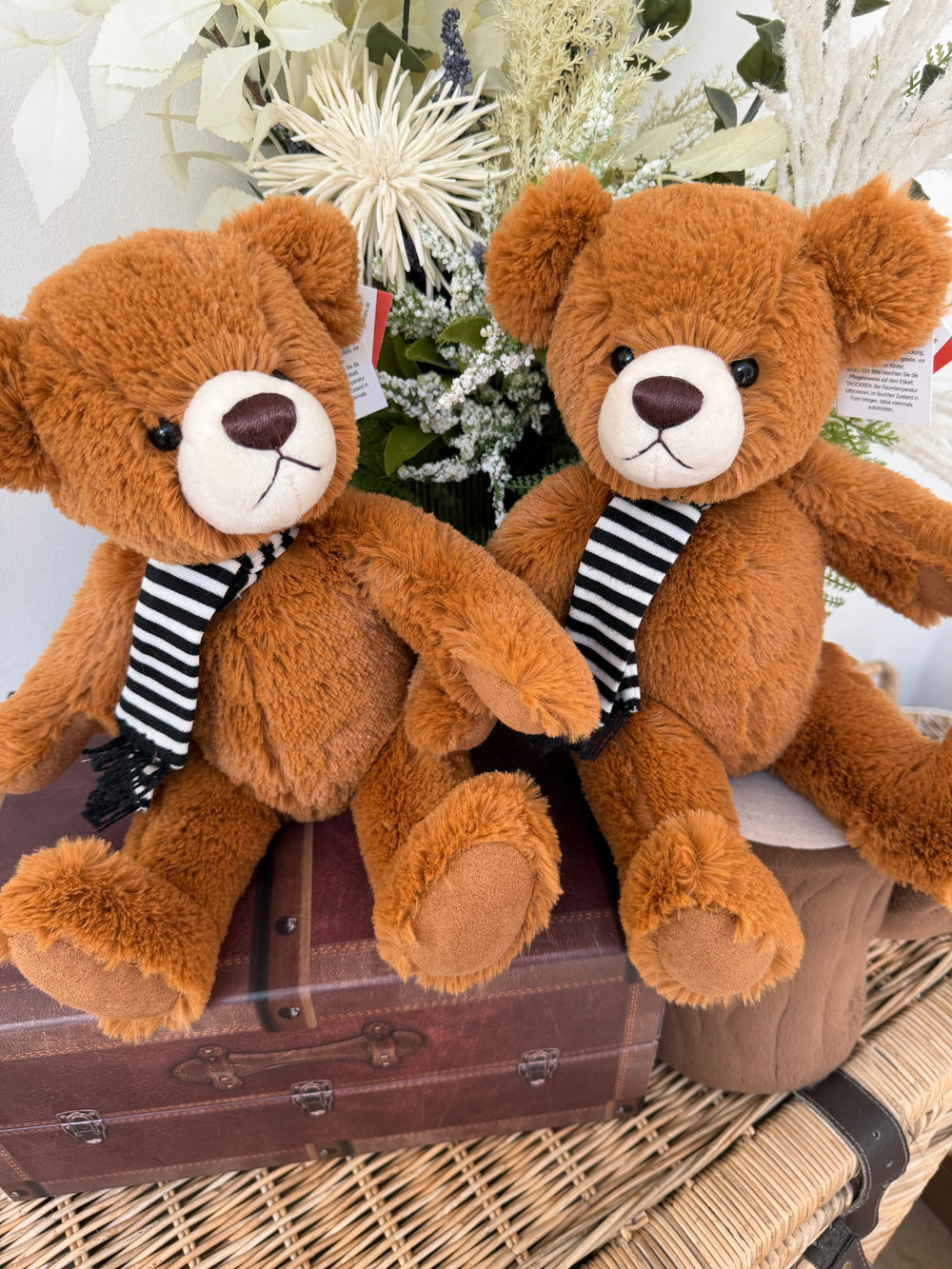 Teddy Felix 30cm Soft Plush 1 fold jointed Children's Teddy Bear - Auburn
