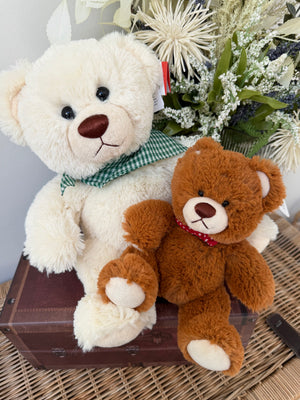 Teddy Enrico 30cm Soft Plush Children's Teddy Bear - Cream White