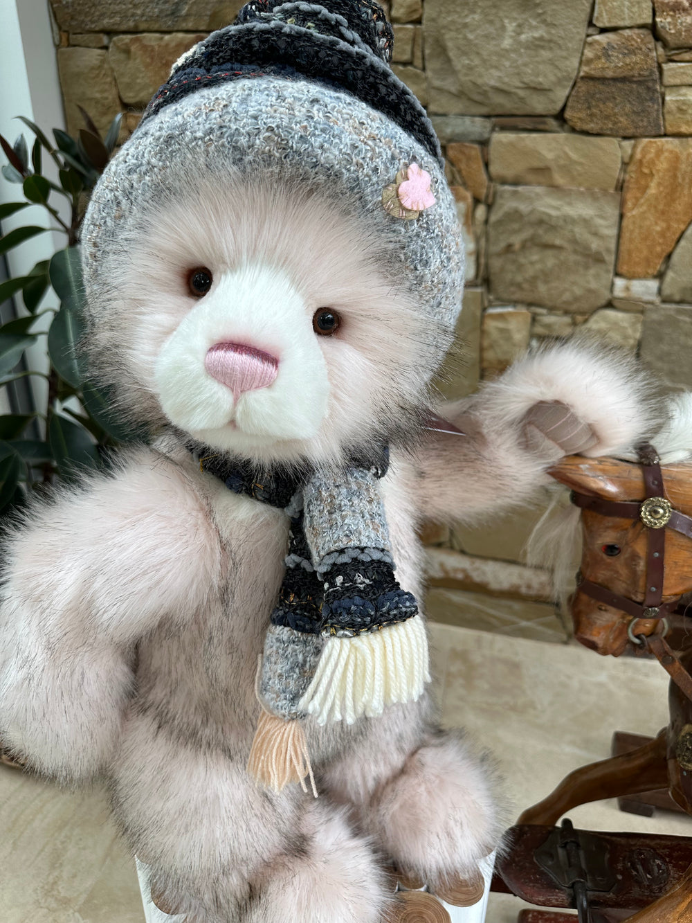 Hurley Burley Large Standing Plush Limited Edition Charlie Bear No 704