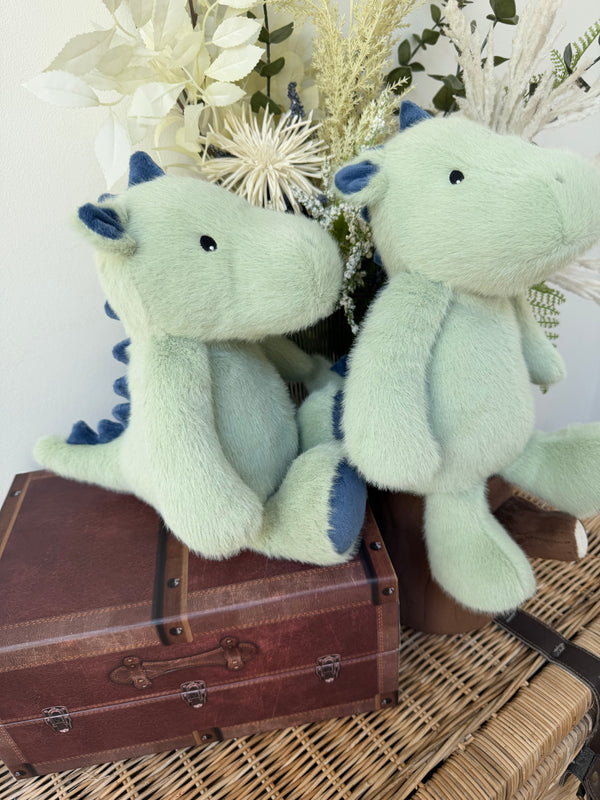 Clemens Magic Plushie Toy Mint Green Dragon