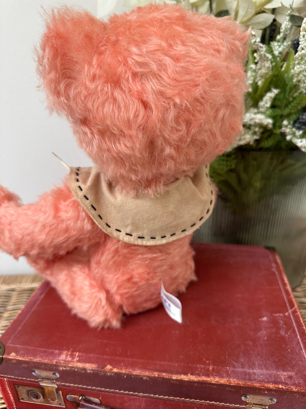 Deans Teddy Millie 38cm Light Pink Mohair Limited Edition Teddy Bear