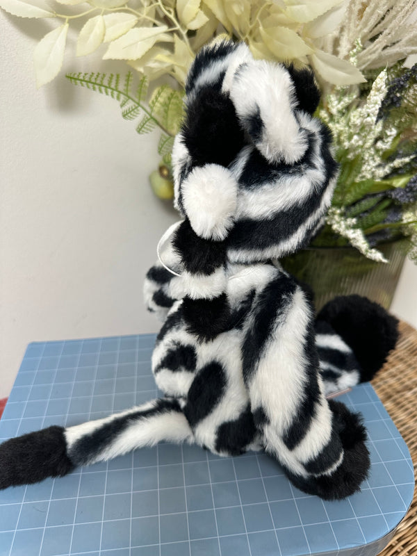 Zizi Zebra Plush Charlie Bears Bear & Me Collection Teddy Bear