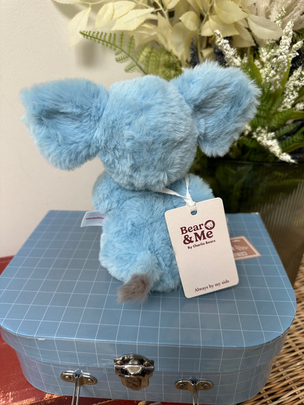 Effie Elephant Small Powder Blue Bear & Me Plush Animal