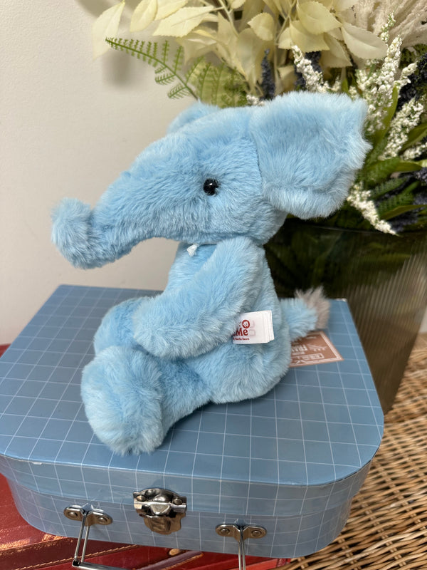 Effie Elephant Small Powder Blue Bear & Me Plush Animal