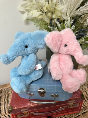 Effie Elephant Small Bubblegum Pink Bear & Me Plush Animal